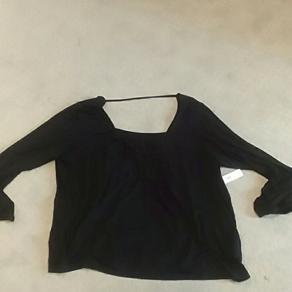 Black Long Sleeve Top - Picture 5 of 5